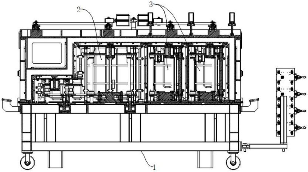 一种商用冷柜发泡模具的制作方法