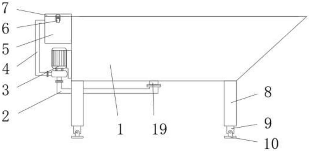 一種塑料編織條擠出冷卻槽的制作方法