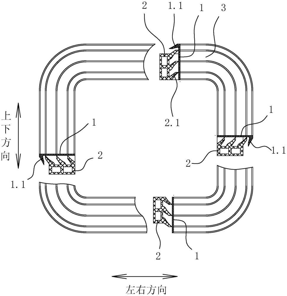 一種組合式多腔電磁屏蔽密封結(jié)構(gòu)的制作方法