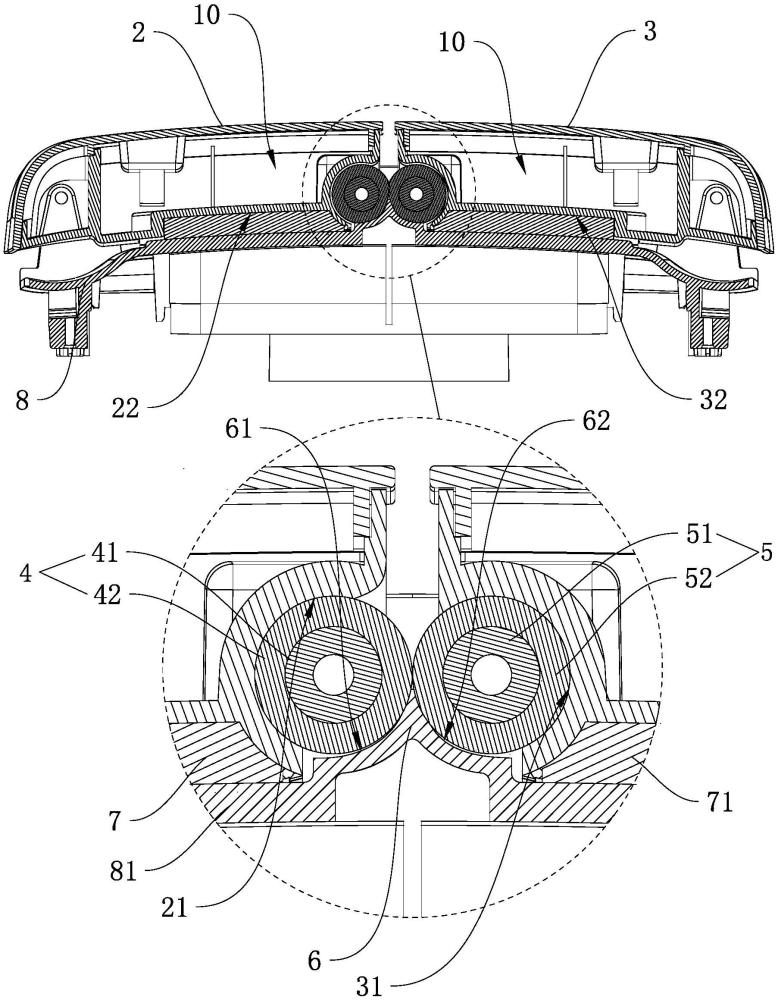 一種雙開門車載冰箱的密封機(jī)構(gòu)的制作方法