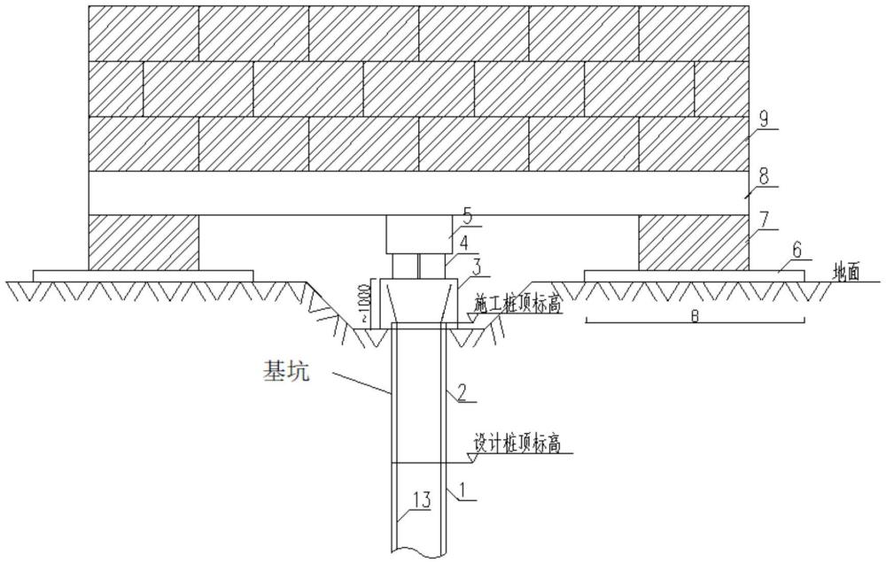 一种软土地层深埋桩基静载试验结构及方法与流程