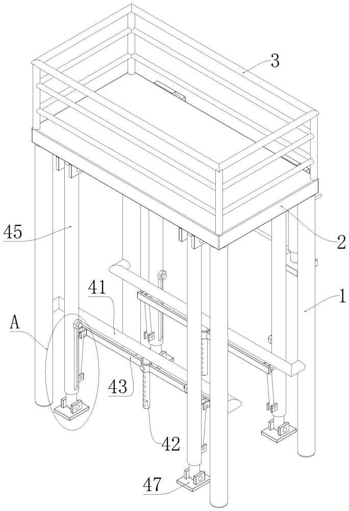 一種防掉落建筑施工架的制作方法