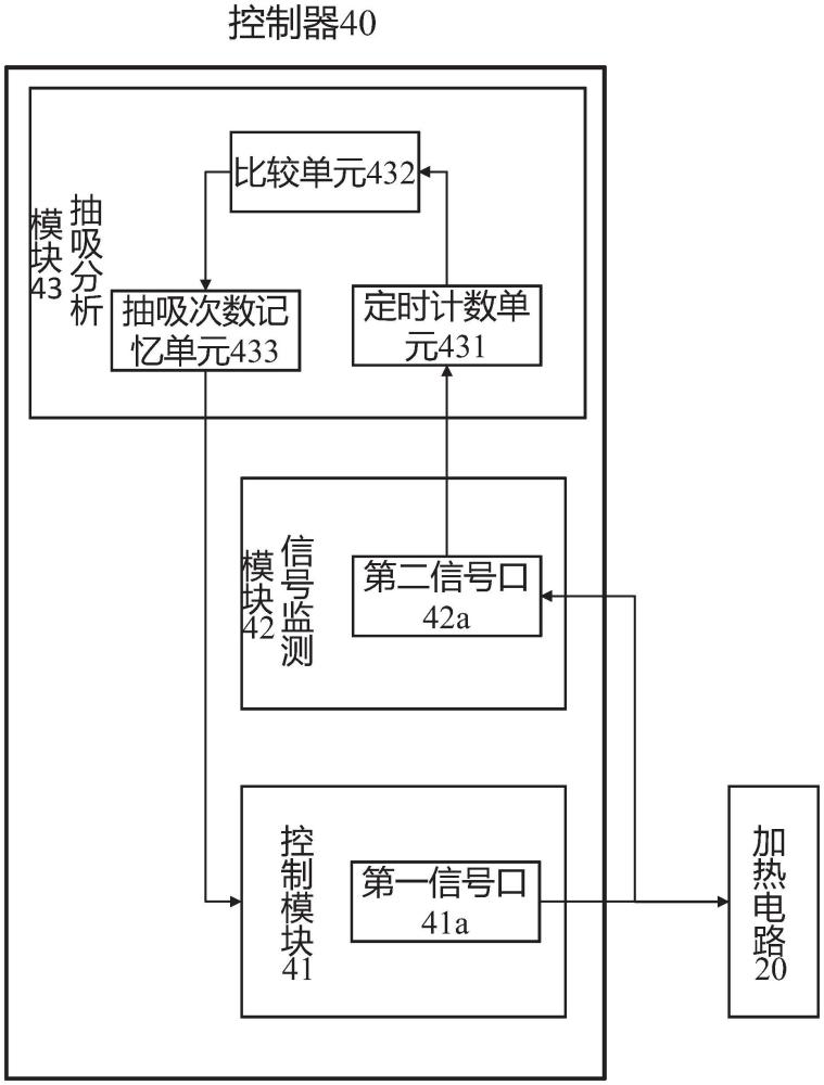 一種用于氣溶膠生成裝置的抽吸檢測(cè)電路和方法與流程