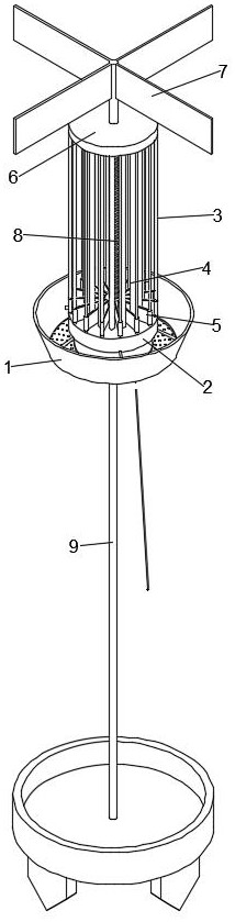 向日葵病蟲害防治用誘蟲燈的制作方法