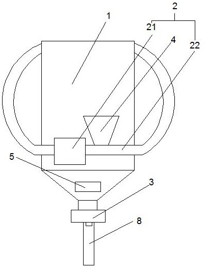 魚塘投喂料桶的制作方法