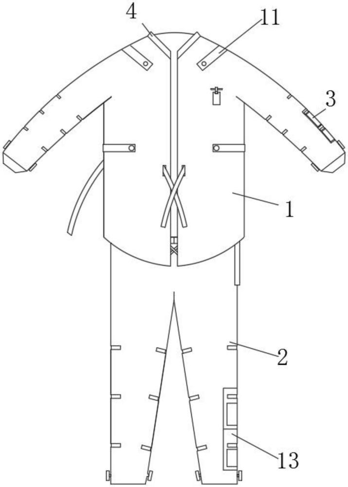 一種病號服的制作方法