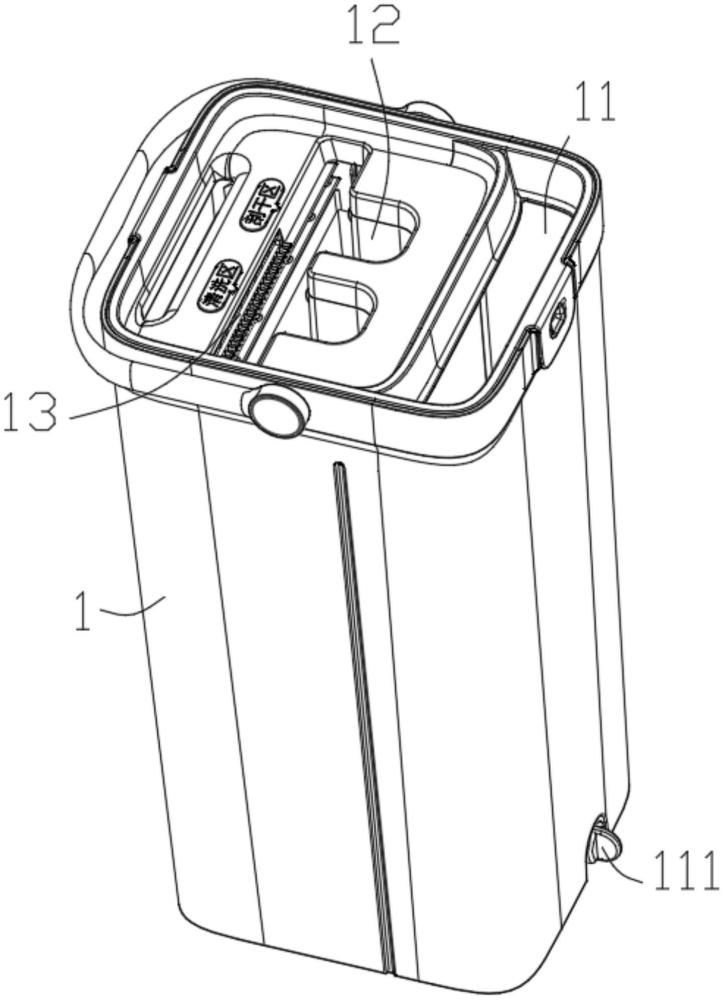 一种自清洗多功能拖把桶的制作方法