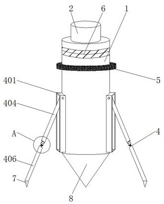 一種便攜式農(nóng)田建設(shè)區(qū)域劃定裝置的制作方法