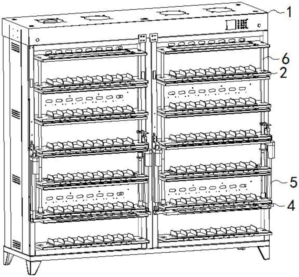 一種可調(diào)式電池分容柜的制作方法