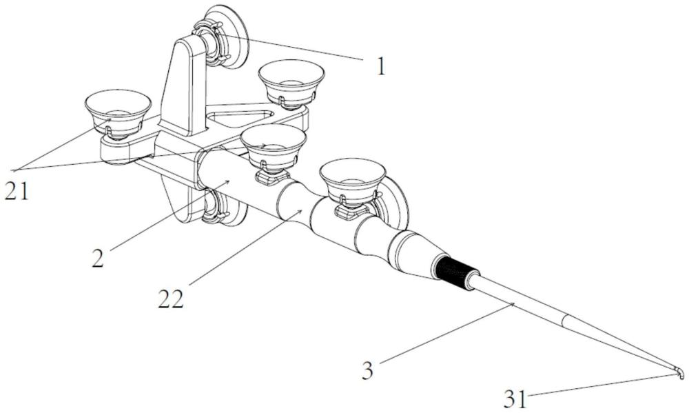 一種手術機器人的雙定位面配準裝置的制作方法