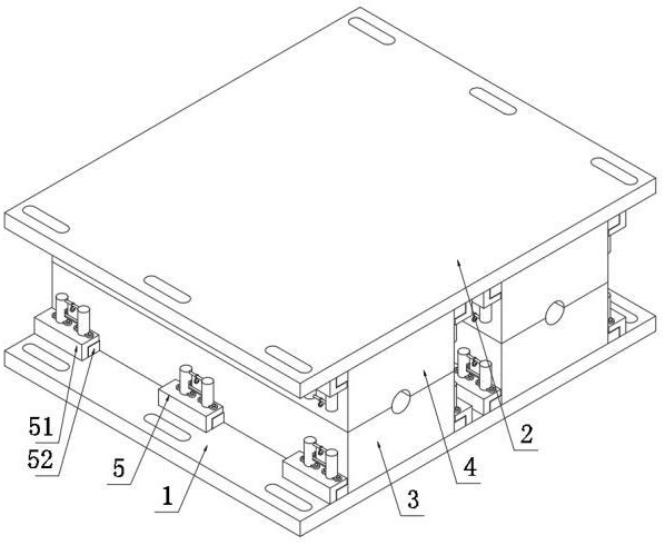 一种可连接固定瓶胚模具装置的制作方法