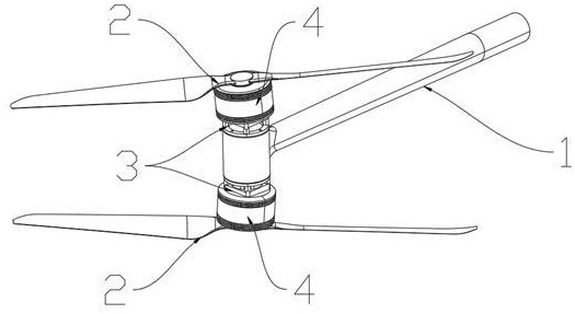 一種共軸旋翼無人機(jī)動力系統(tǒng)的制作方法