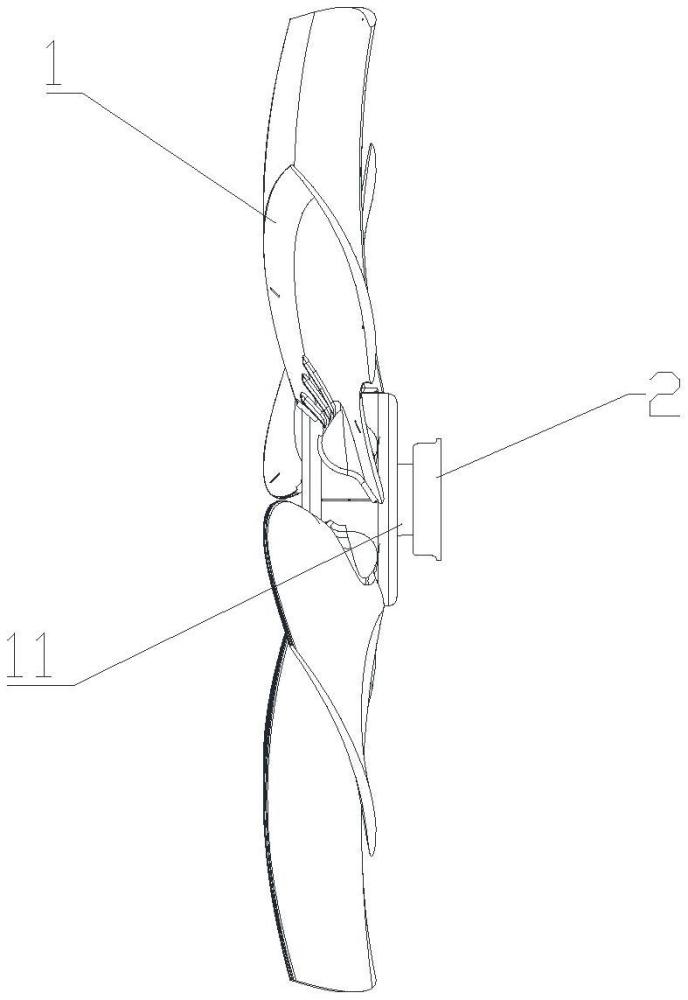 一種風葉結構及風機的制作方法