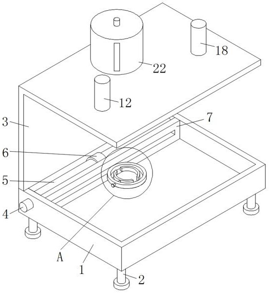 一种沟槽管件内衬加工用喷漆装置的制作方法