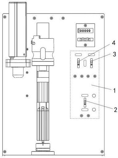 一種氣動混膠機(jī)防誤觸開關(guān)結(jié)構(gòu)的制作方法