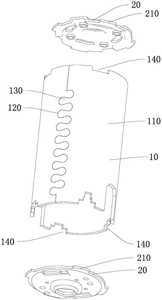 一種電機(jī)殼體結(jié)構(gòu)及電機(jī)結(jié)構(gòu)的制作方法