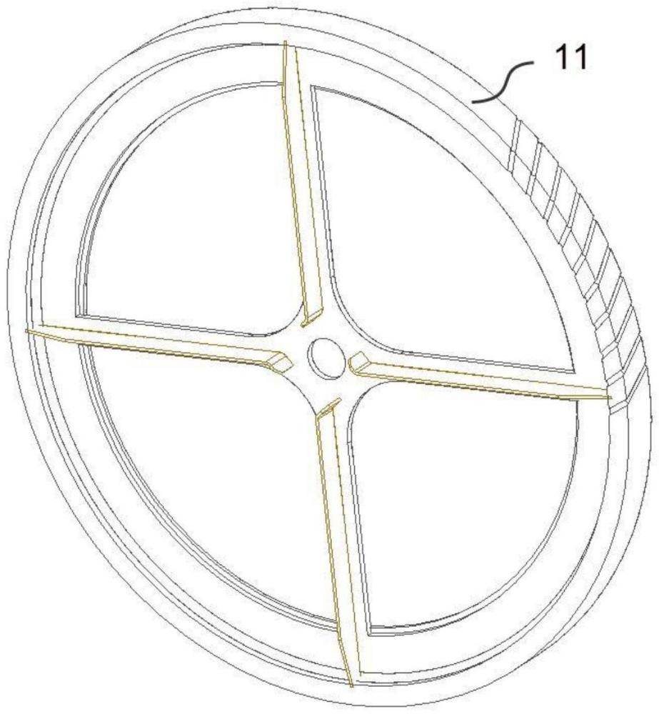 自動(dòng)扶梯扶手驅(qū)動(dòng)摩擦輪的制作方法