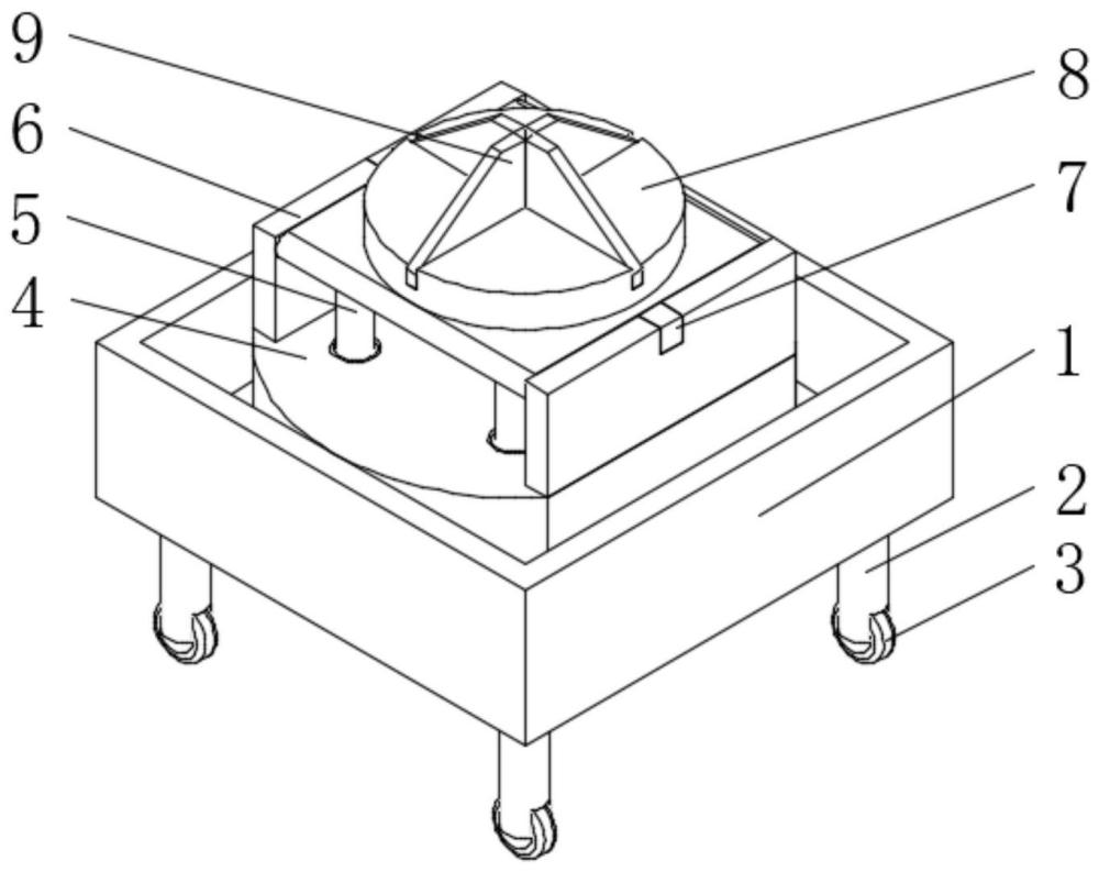 一種機(jī)械零部件加工用機(jī)械夾具臺的制作方法