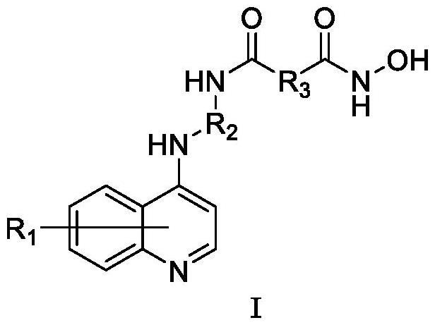 一類含異羥肟酸片段的喹啉衍生物及其制備方法和應用