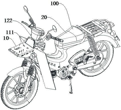 摩托車置物架的制作方法