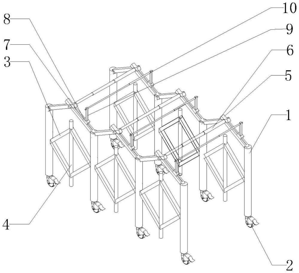 具有伸縮調(diào)節(jié)結(jié)構(gòu)的遮陽架的制作方法