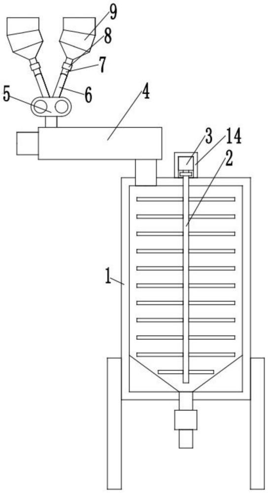 一种建筑工程用砂浆自动配比混合设备的制作方法