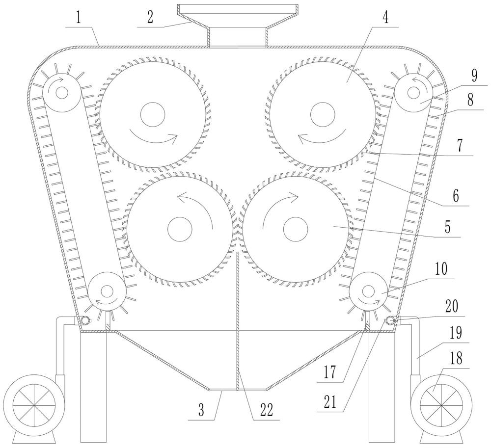 一種纖維棉摘分機的制作方法