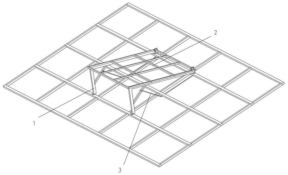 一种用于坡屋面施工的临时置物架的制作方法