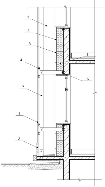 一种同时具备主动式、被动式节能功能的建筑围护结构的制作方法