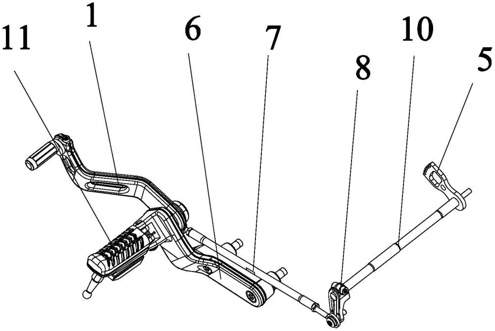 一種發(fā)動機(jī)換擋結(jié)構(gòu)的制作方法