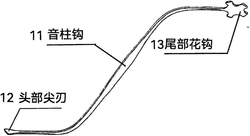 一種可以盲調(diào)的提琴音柱鉗及其使用方法與流程