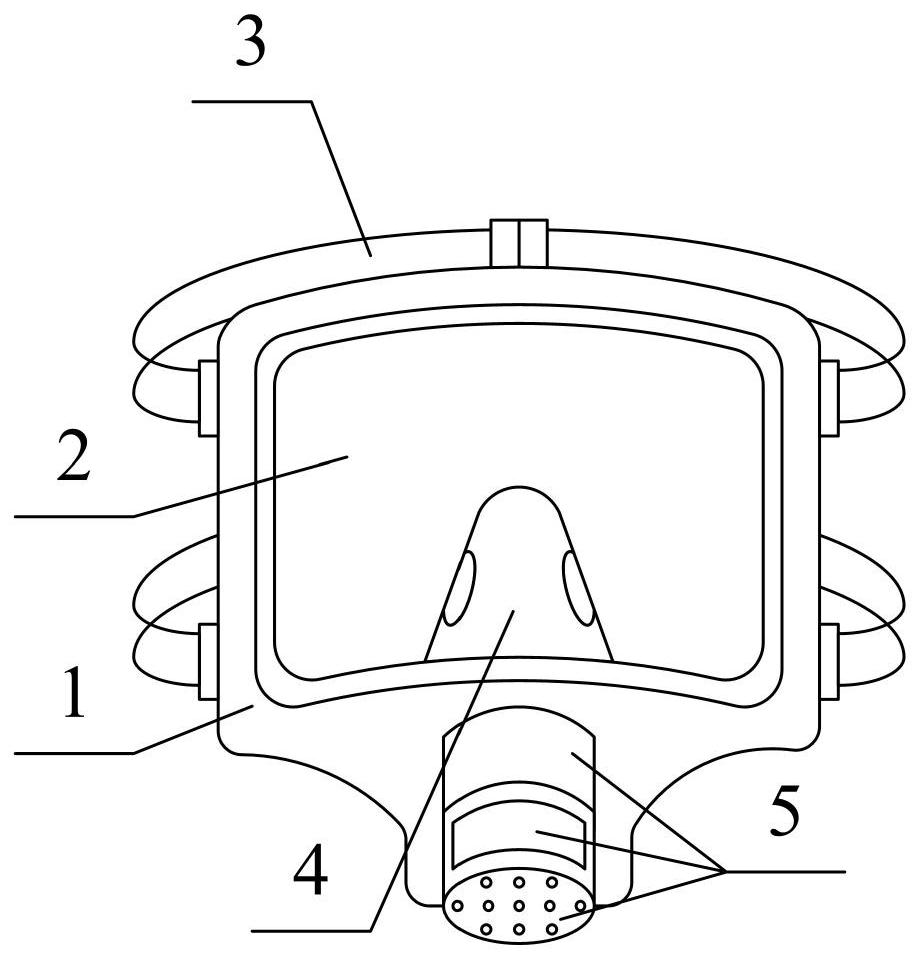 一種改進(jìn)型的防毒面具的制作方法