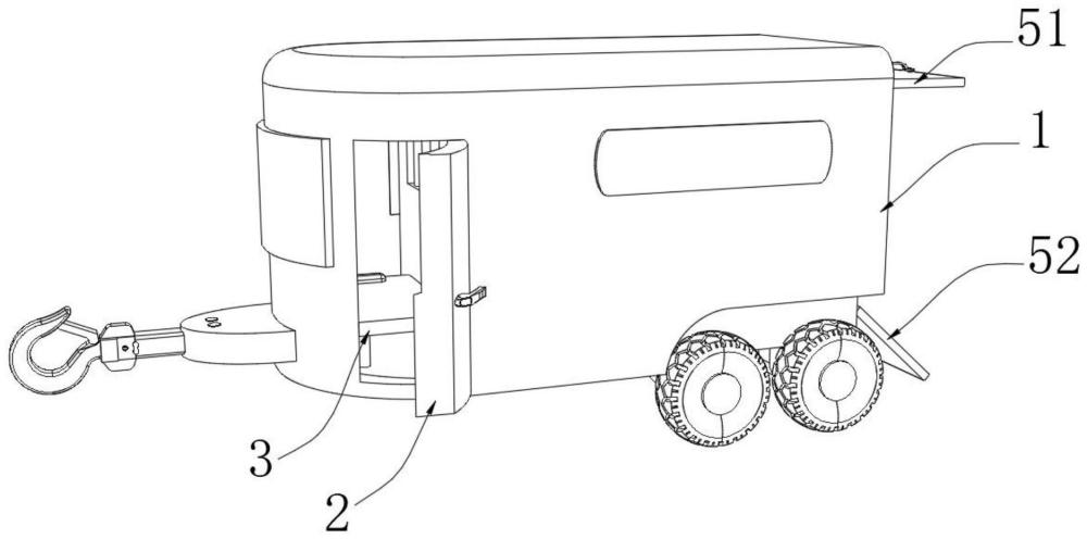 一種伸縮式連接結(jié)構(gòu)的運馬車的制作方法