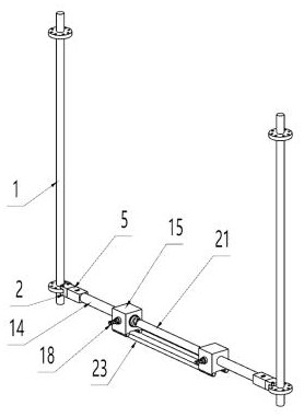 一種可調(diào)節(jié)盤扣腳手架水平拉桿結(jié)構(gòu)的制作方法