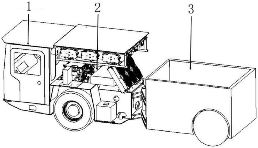 一種燃料電池井下礦車的制作方法