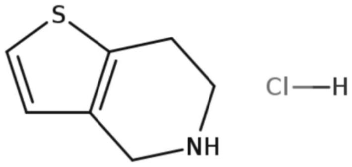 4,5,6,7-四氫噻吩[3,2-c]吡啶鹽酸鹽的制備方法與流程