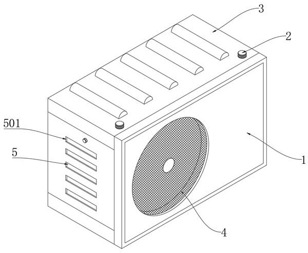 一種具有防護(hù)機(jī)構(gòu)的空調(diào)機(jī)箱的制作方法