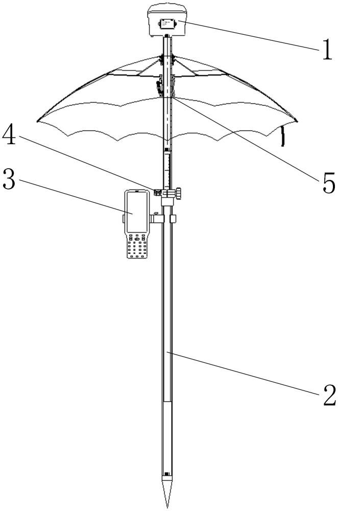 一種用于RTK測量儀器的防護傘的制作方法