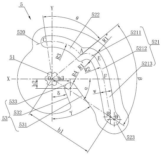 一種操作機(jī)構(gòu)的輸出凸輪結(jié)構(gòu)的制作方法