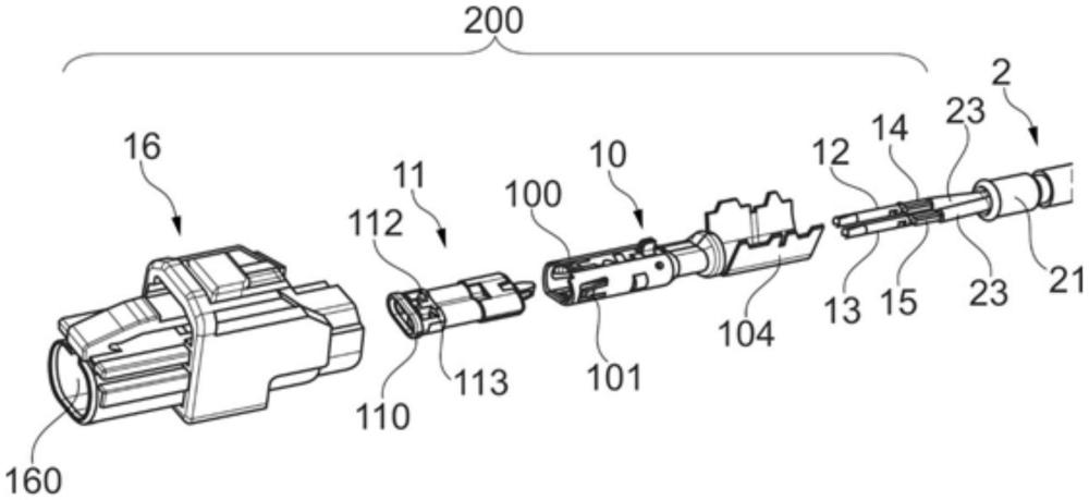 用于電纜的連接器子組件和包括該子組件的連接器的制作方法