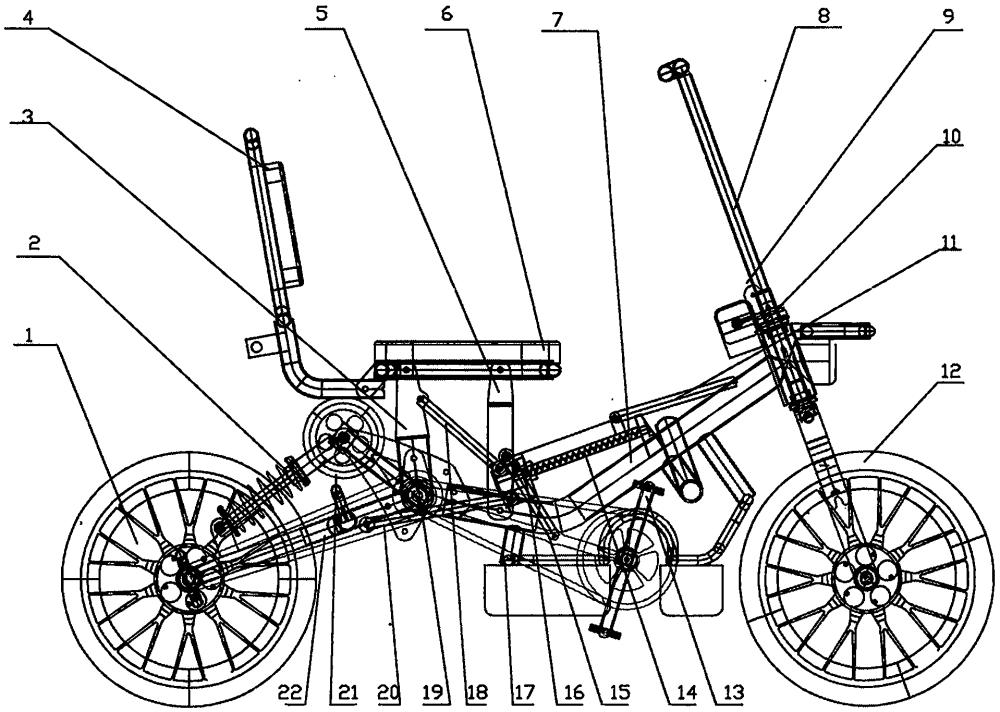 自動扣合多輪車的制作方法