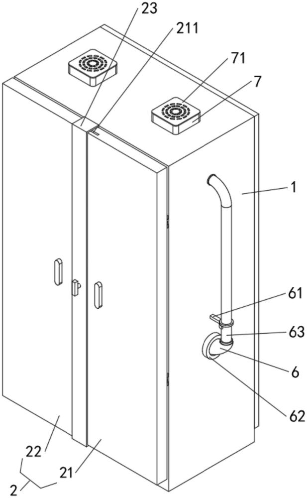 一種雙開門儲充一體機(jī)的制作方法