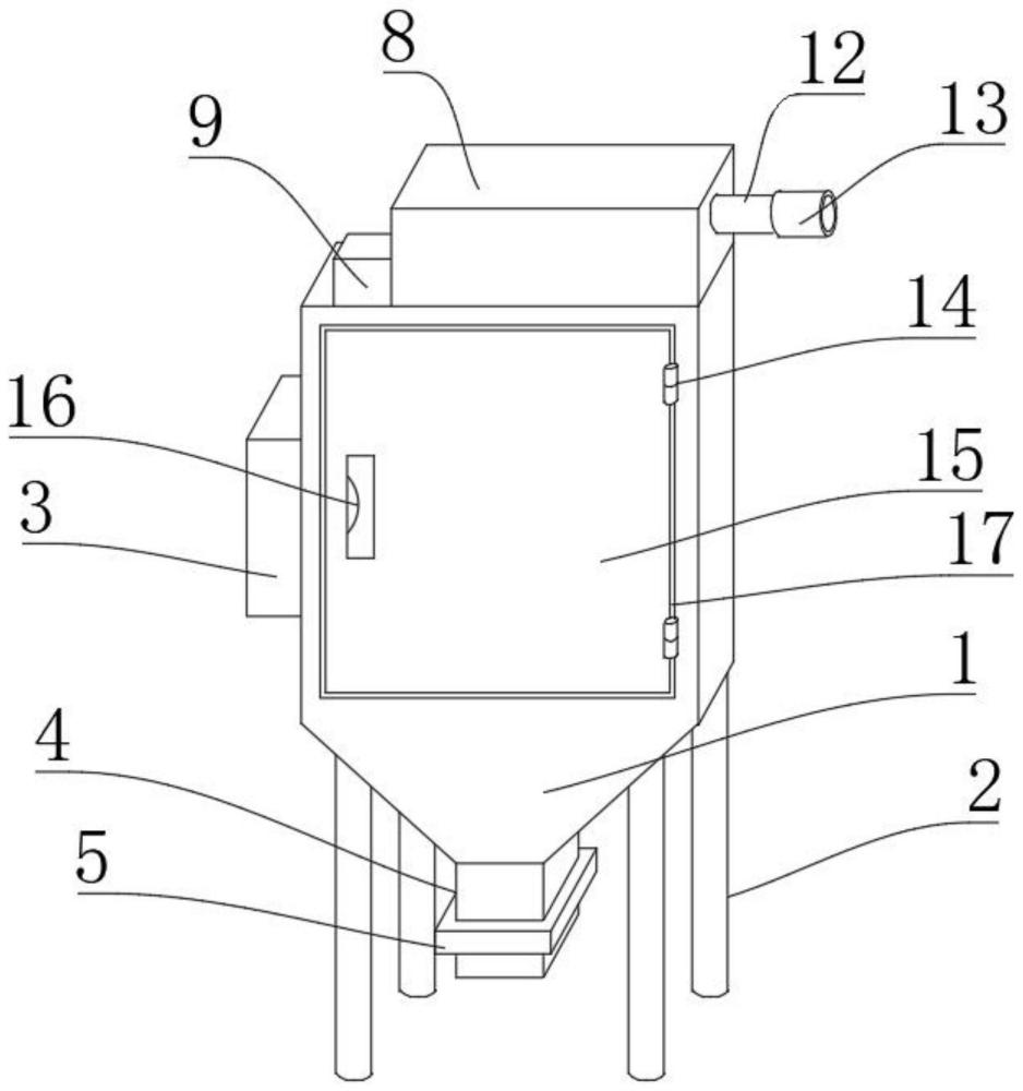 用于機電工程的車間環(huán)保除塵器的制作方法