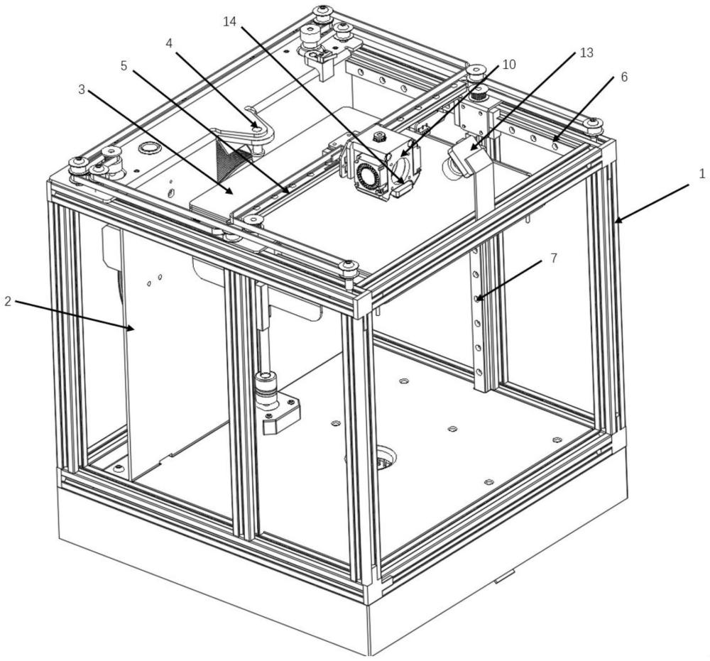 一種激光調(diào)平反饋式3D打印機