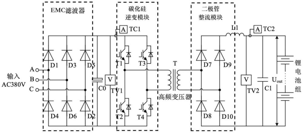 一種交流傳動(dòng)機(jī)車應(yīng)急供電充電器及系統(tǒng)、機(jī)車的制作方法