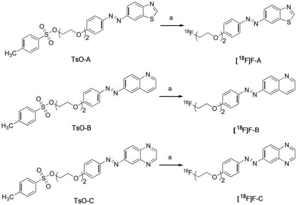 一種偶氮苯磺酸酯化合物及其制備方法和應用、放射性探針的制備方法
