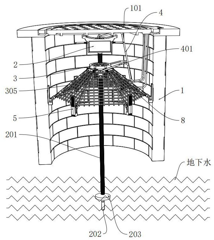 一種智能井蓋投入式液位監(jiān)測器的制作方法