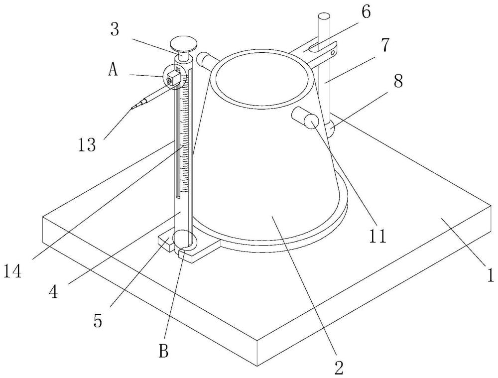 一種建筑施工混凝土坍落度檢測裝置的制作方法