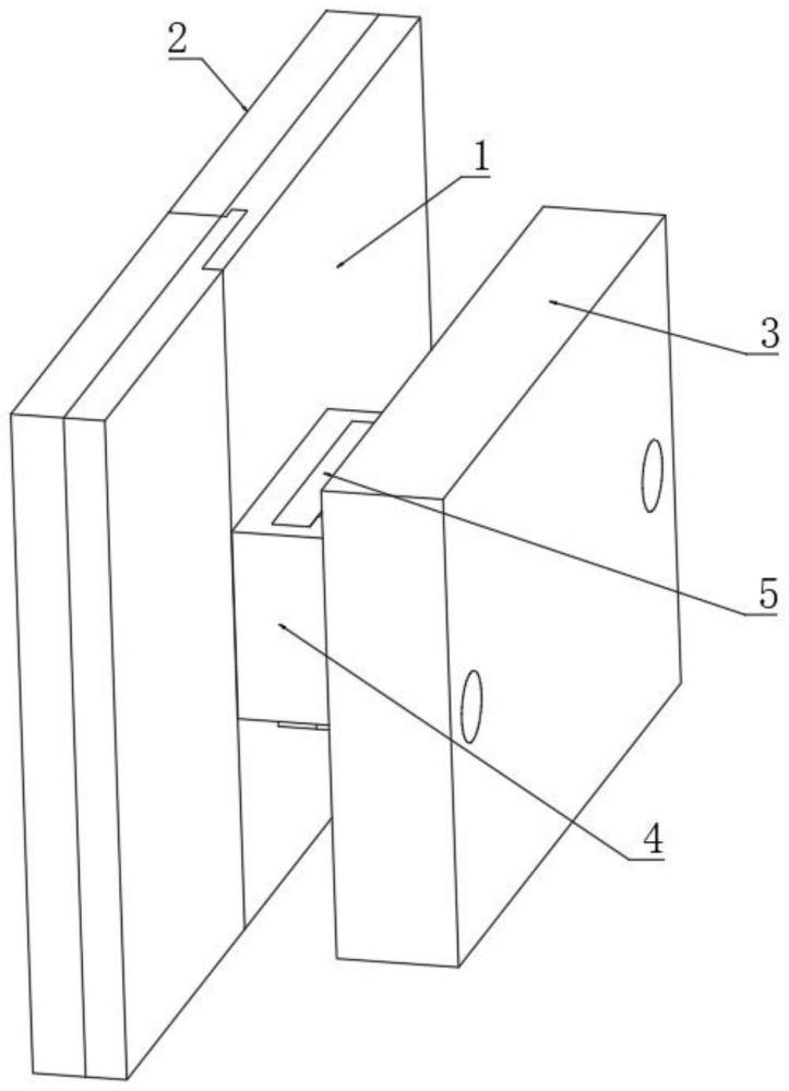 一種裝配式廚房墻面巖板安裝結(jié)構(gòu)的制作方法