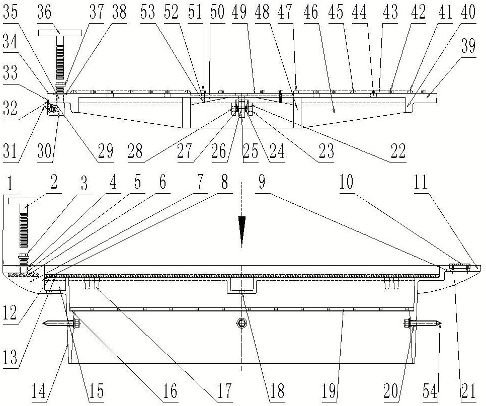 自鎖靜音易開啟防沉降檢查井蓋的制作方法